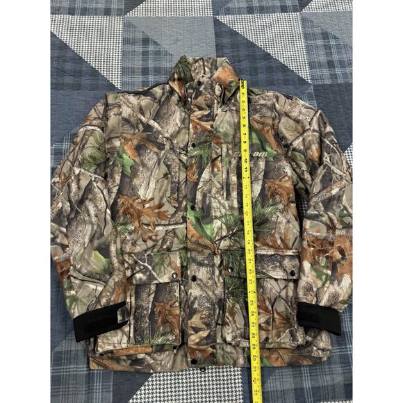 Vintage 90s Can-Am Camo Jacket MENS G/L Hunting Outdoor Fishing Water Repellent - Picture 6 of 12